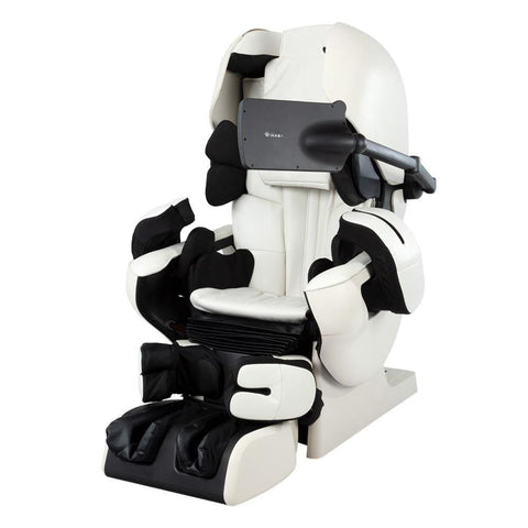 Robo - Aile Inada Therapina Robo HCP-LPN30000-masaj-sandalyesi-beyaz-imitasyon-deri-masaj-sandalyesi dünya