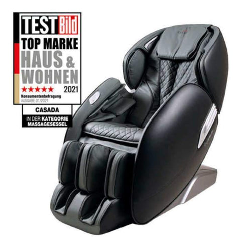 Görkemli - Casada AlphaSonic II-masaj koltuğu-kırmızı-siyah-imitasyon-deri-masaj koltuğu dünyası